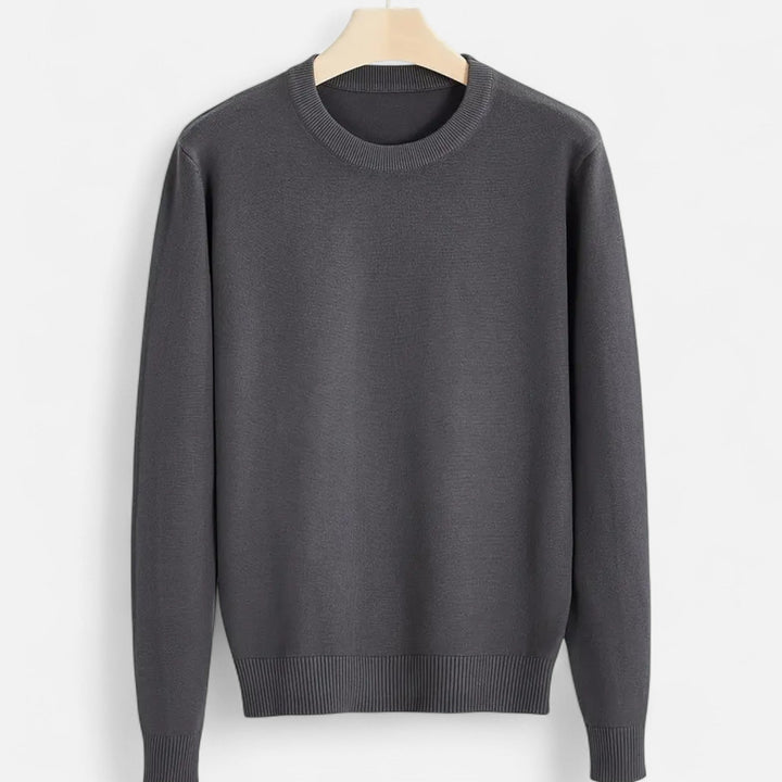 Valmonti | Męski sweter slim fit z dzianiny