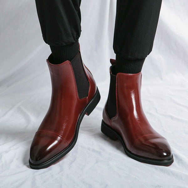 Męskie skórzane buty – Stylowe, trwałe, wygodne, codzienne obuwie