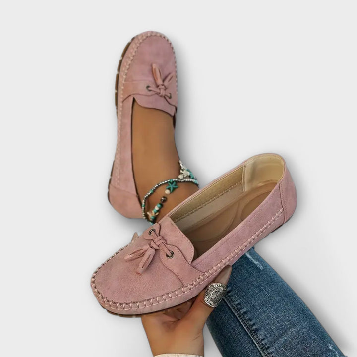 Damskie Mokasyny z Frędzlami, Miękkie Płaskie Buty Casual
