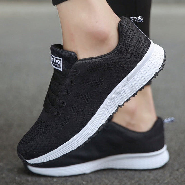 Damskie lekkie buty do chodzenia – oddychające sznurowane buty na co dzień i w podróży