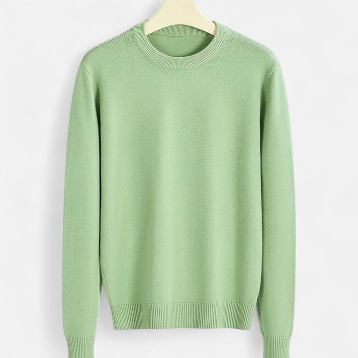 Valmonti | Męski sweter slim fit z dzianiny