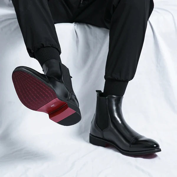 Męskie skórzane buty – Stylowe, trwałe, wygodne, codzienne obuwie