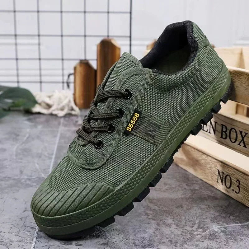 Męskie Sneakersy Niskie z Wydrukiem i Sznurowaniem