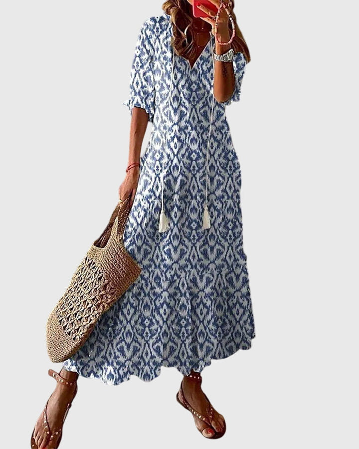 Sukienka Maxi w Stylu Boho dla Kobiet na Lato
