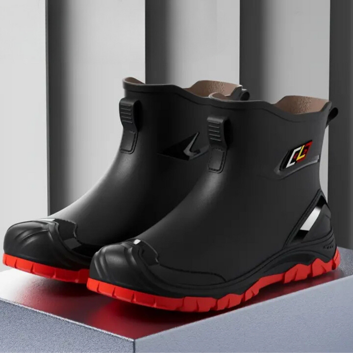 Męskie Buty Robocze z Wzmocnionym Noskiem i Podeszwą Antypoślizgową
