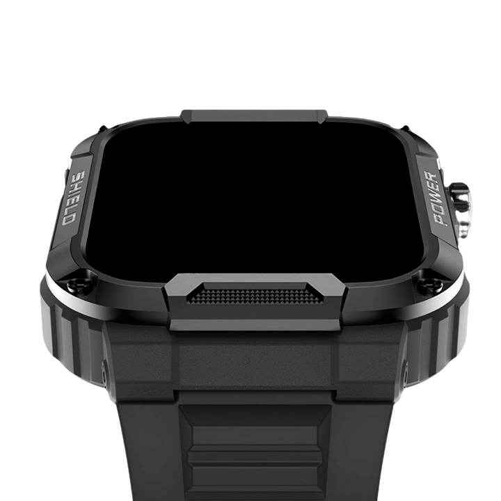 Męski Wytrzymały Smartwatch – Zewnętrzny Zegarek Fitness IP67 z 15-dniowym Czasem Czystym