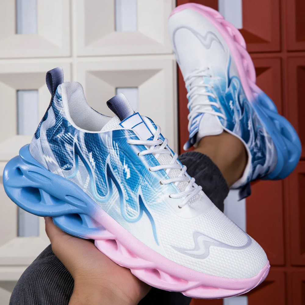 Męskie Treningowe Buty Siatkowe z Amortyzacją, Lekkie Sneakersy na Co Dzień