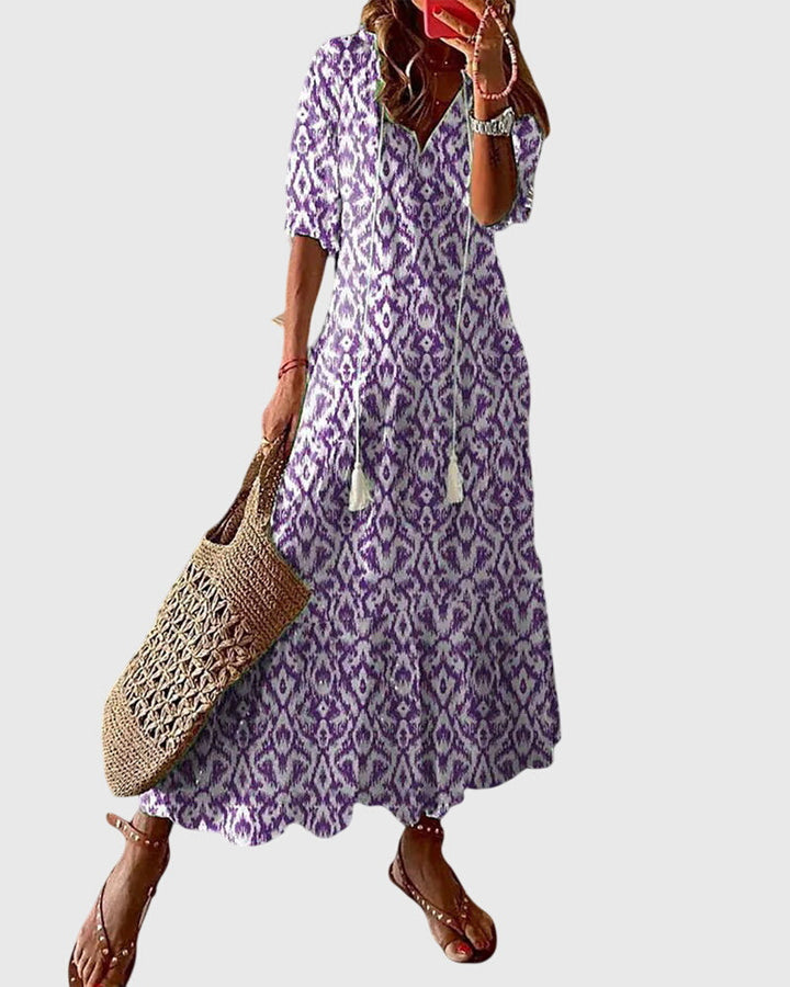 Sukienka Maxi w Stylu Boho dla Kobiet na Lato