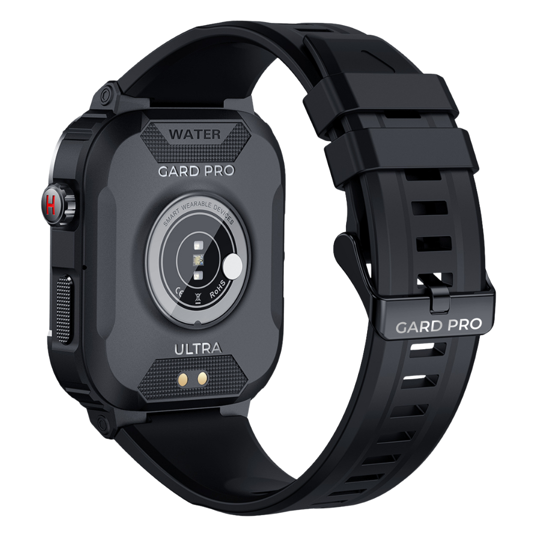Męski Wytrzymały Smartwatch – Zewnętrzny Zegarek Fitness IP67 z 15-dniowym Czasem Czystym