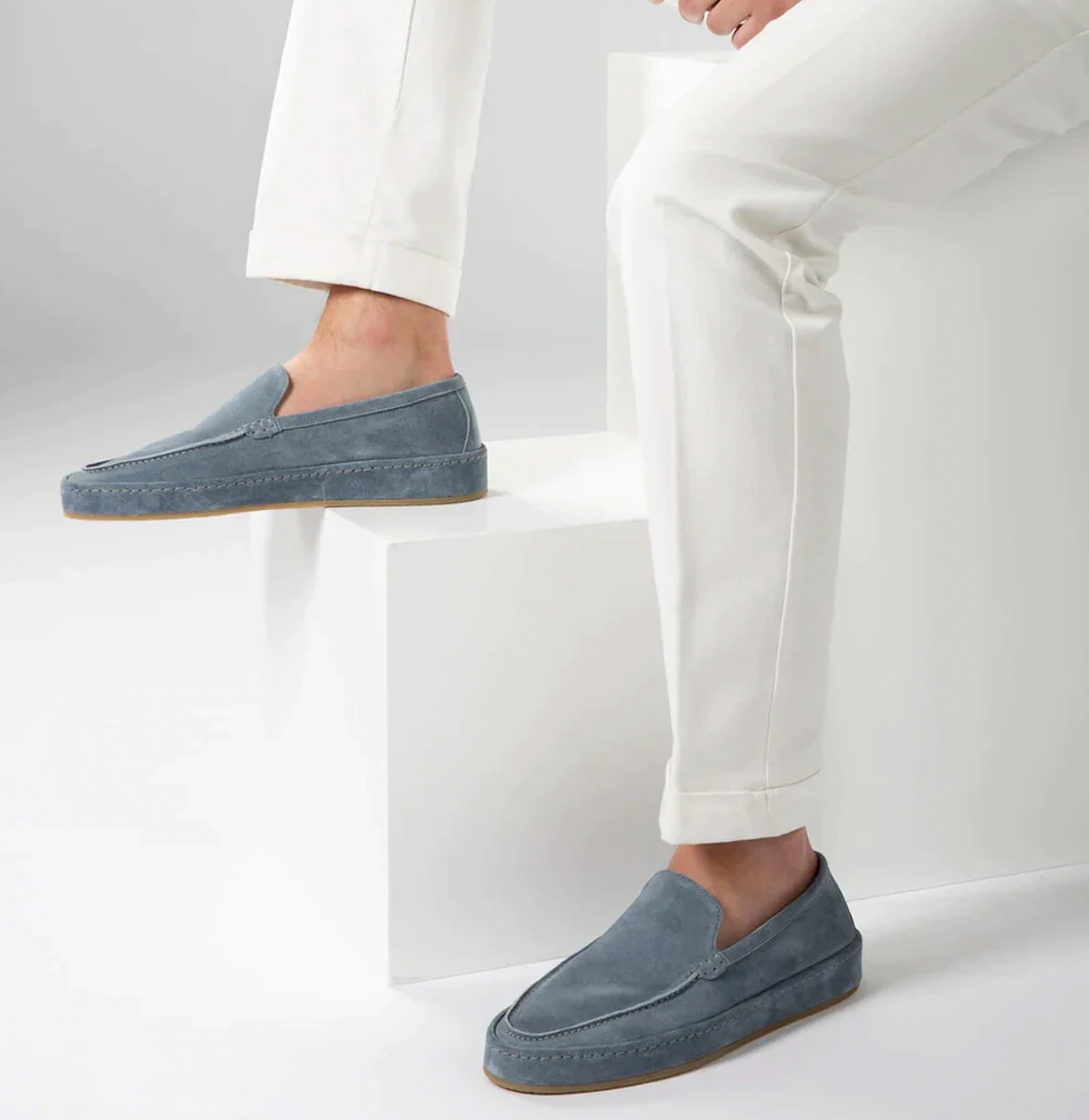 Męskie Eleganckie Mokasyny – Wygodne Buty Wsuwane z Miękką Wyściółką Stylowe Smart Casual Codzienne Buty