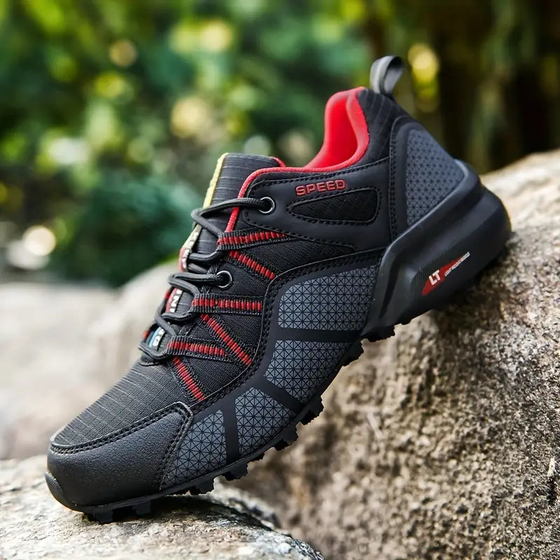 Męskie Sneakersy Szlakowe z Solidną Podeszwą i Wzmocnioną Konstrukcją na Zewnątrz