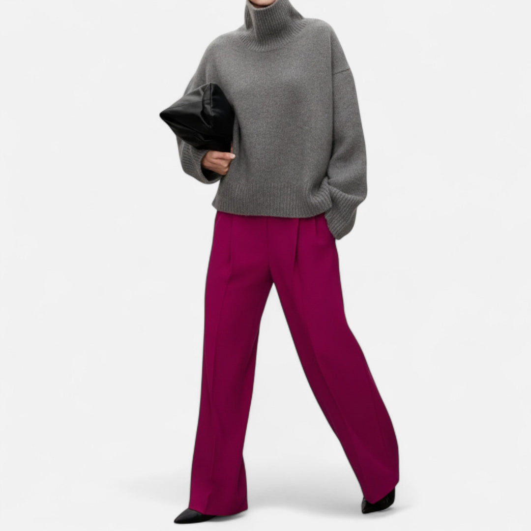 Valmonti | Damski Sweter Wełniany – Ponadczasowa Elegancja Golfu