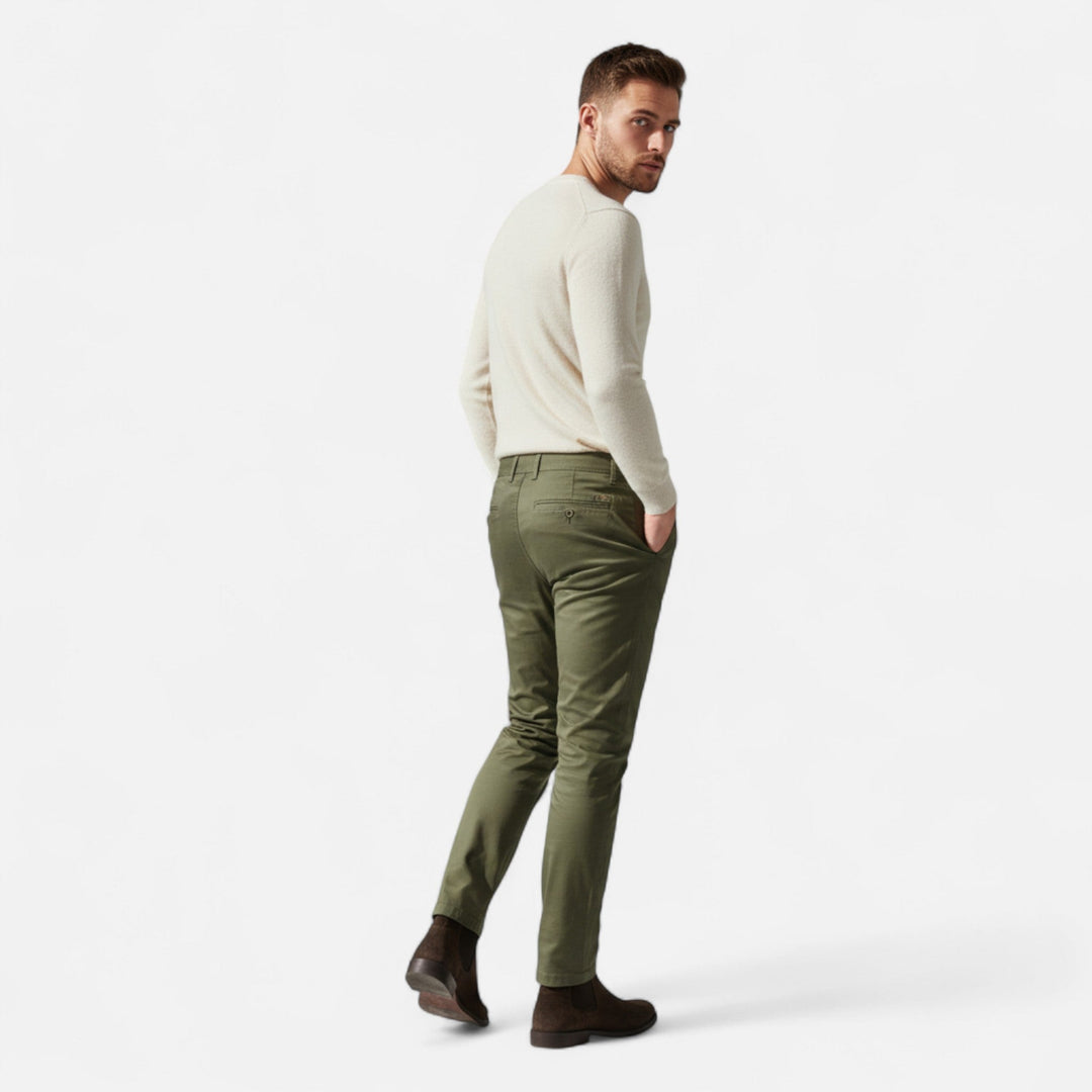 Valmonti | Męskie Chinosy – Elegancja Smart Casual
