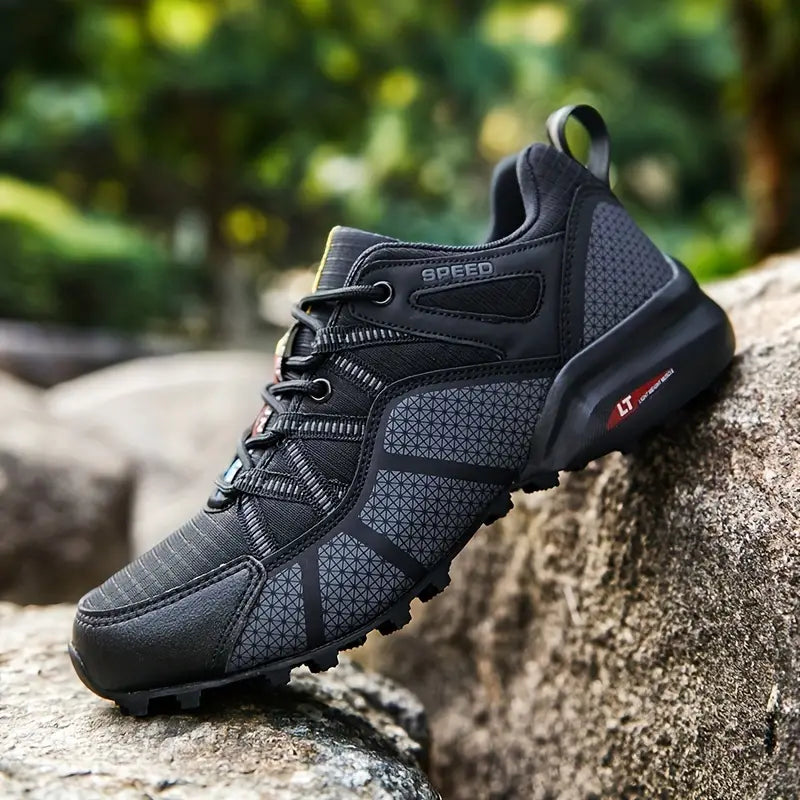 Męskie Sneakersy Szlakowe z Solidną Podeszwą i Wzmocnioną Konstrukcją na Zewnątrz