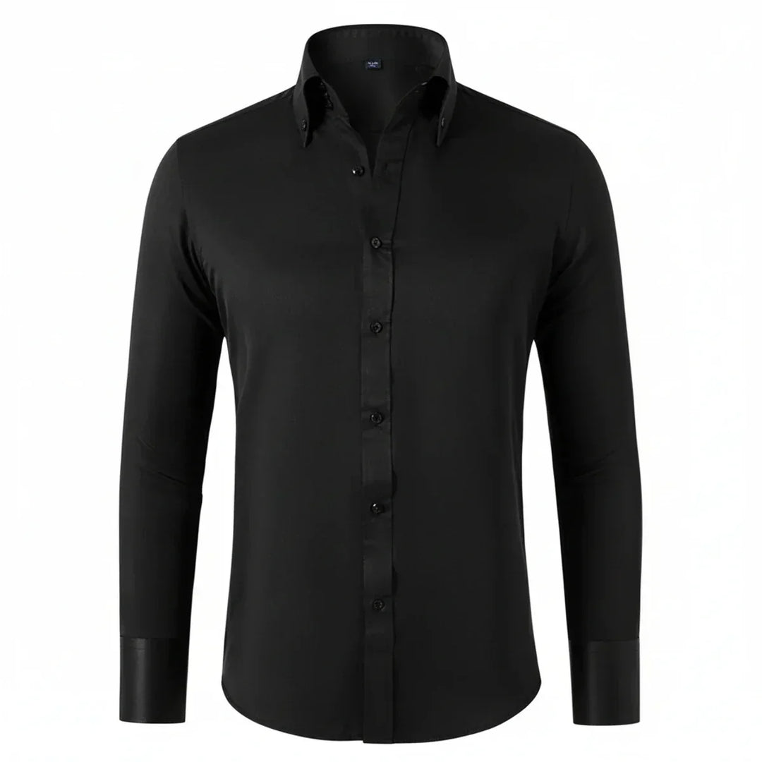 Męska koszula formalna o slim fit – Długi rękaw w stylu button-down na wydarzenia biznesowe