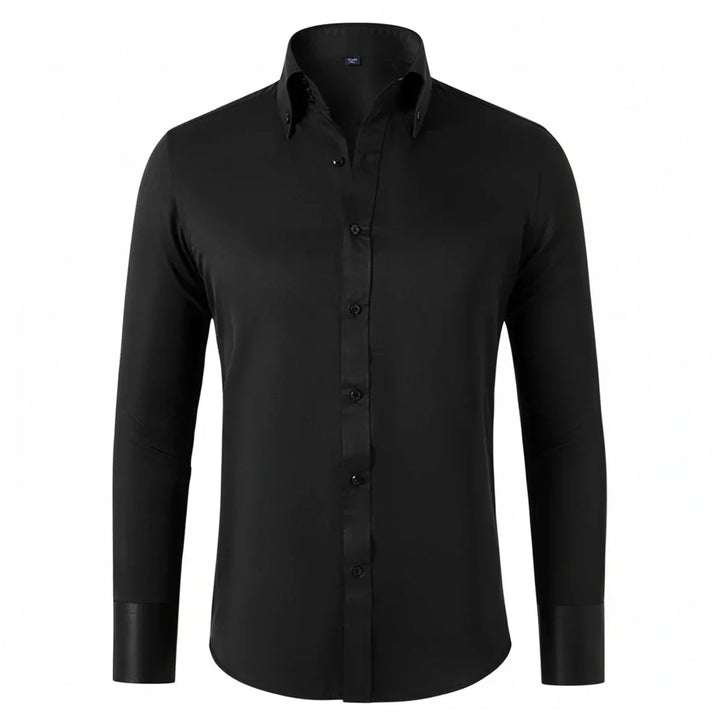 Męska koszula formalna o slim fit – Długi rękaw w stylu button-down na wydarzenia biznesowe