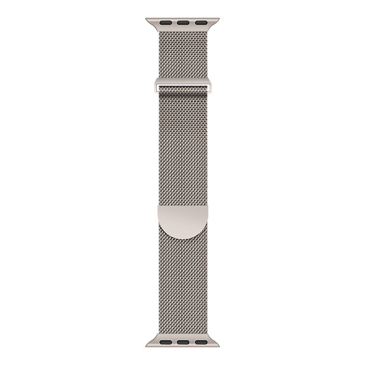 Męski Milanese pasek do Apple Watch – regulowany stalowy pasek do pracy i codziennego noszenia