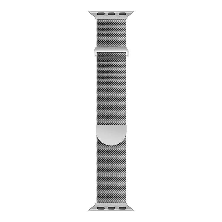Męski Milanese pasek do Apple Watch – regulowany stalowy pasek do pracy i codziennego noszenia