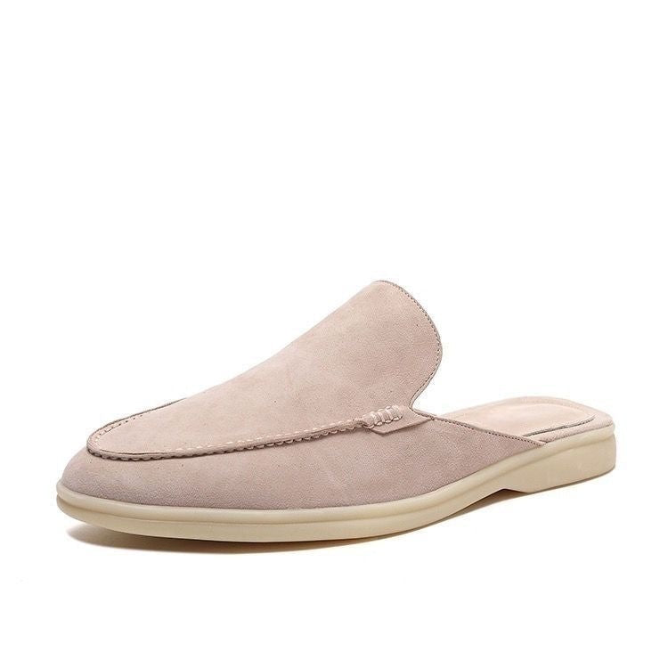 Męskie Mokasyny Bez Zapięcia Zamszowe Buty Letnie