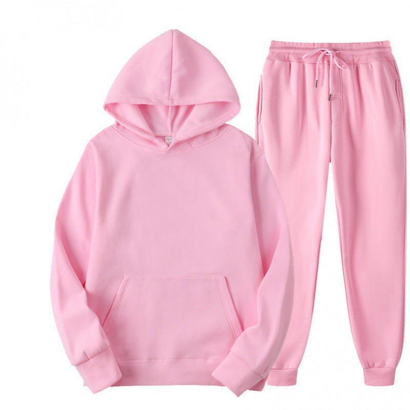Męski luzny hoodie i dresowy zestaw dresowy
