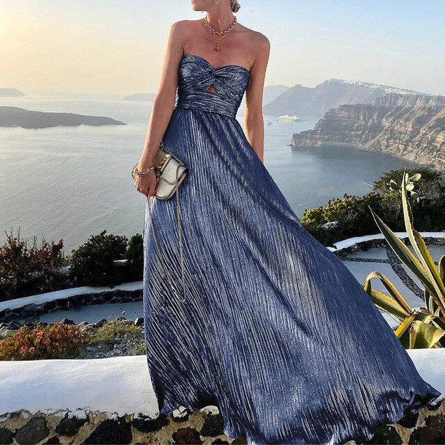 Elegancka Letnia Sukienka Maxi dla Kobiet – Lekka, Zwiewna, Wygodna, Stylowa, Casualowa, Chic