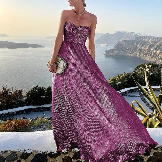 Elegancka Letnia Sukienka Maxi dla Kobiet – Lekka, Zwiewna, Wygodna, Stylowa, Casualowa, Chic