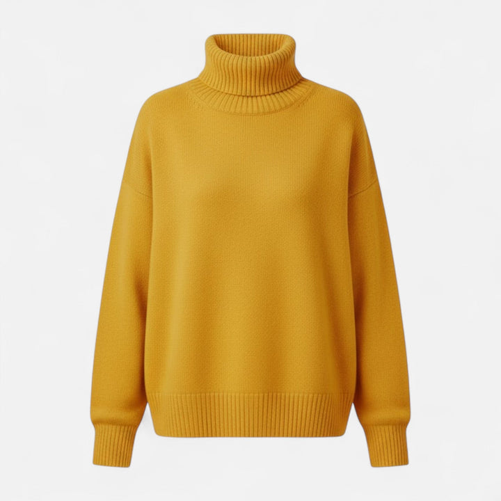 Valmonti | Damski sweter z wełny z domieszką – Oversized gruby splot