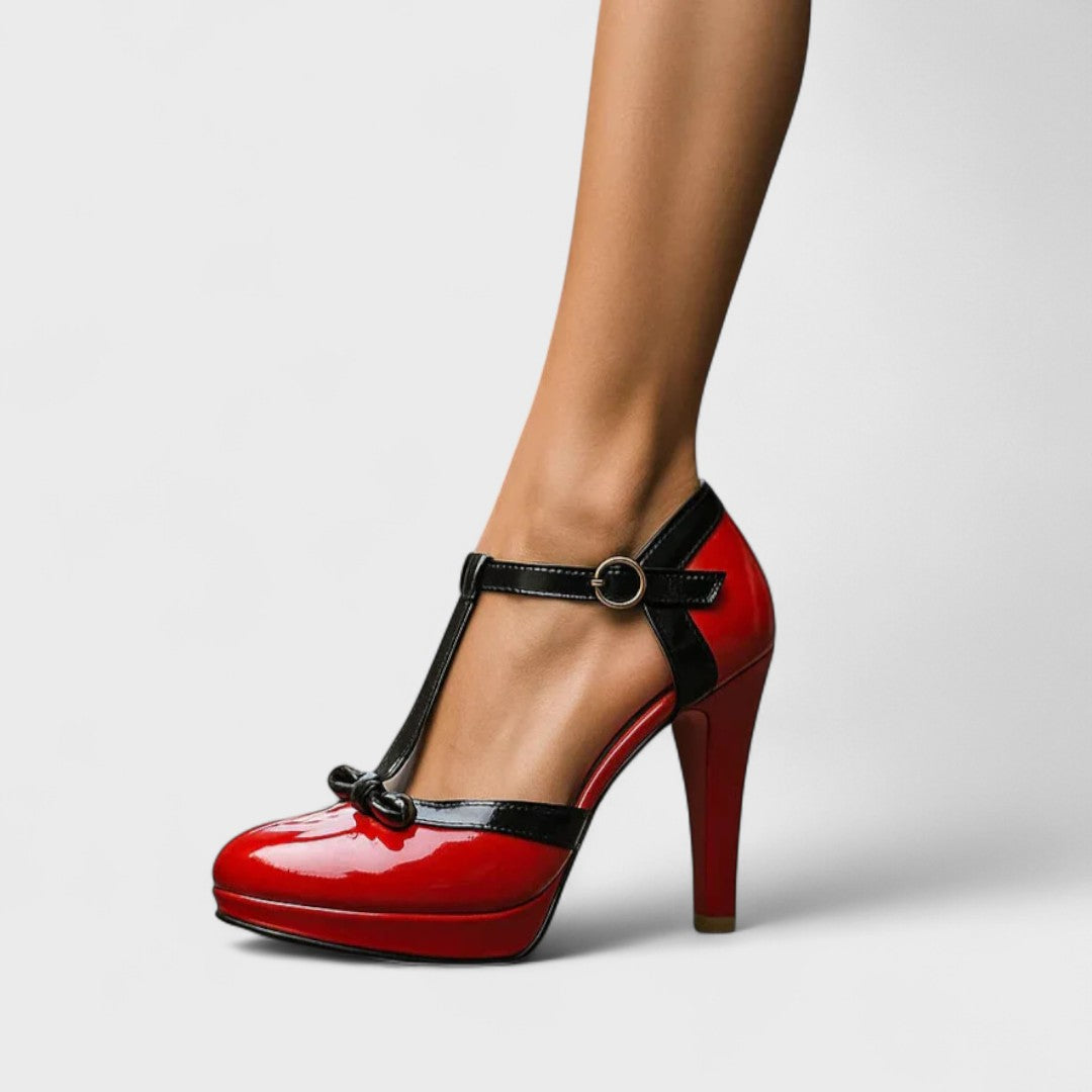 Eleganckie Sandały na Platformie z T-Strap dla Kobiet na Okazje