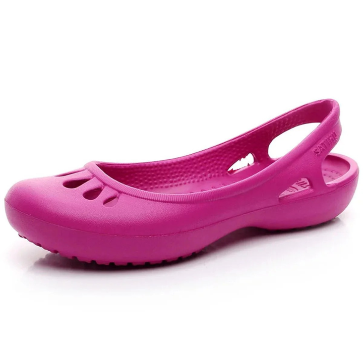 Kobiece lekkie płaskie sandały komfortowe – drukowane letnie buty do chodzenia i na wakacje