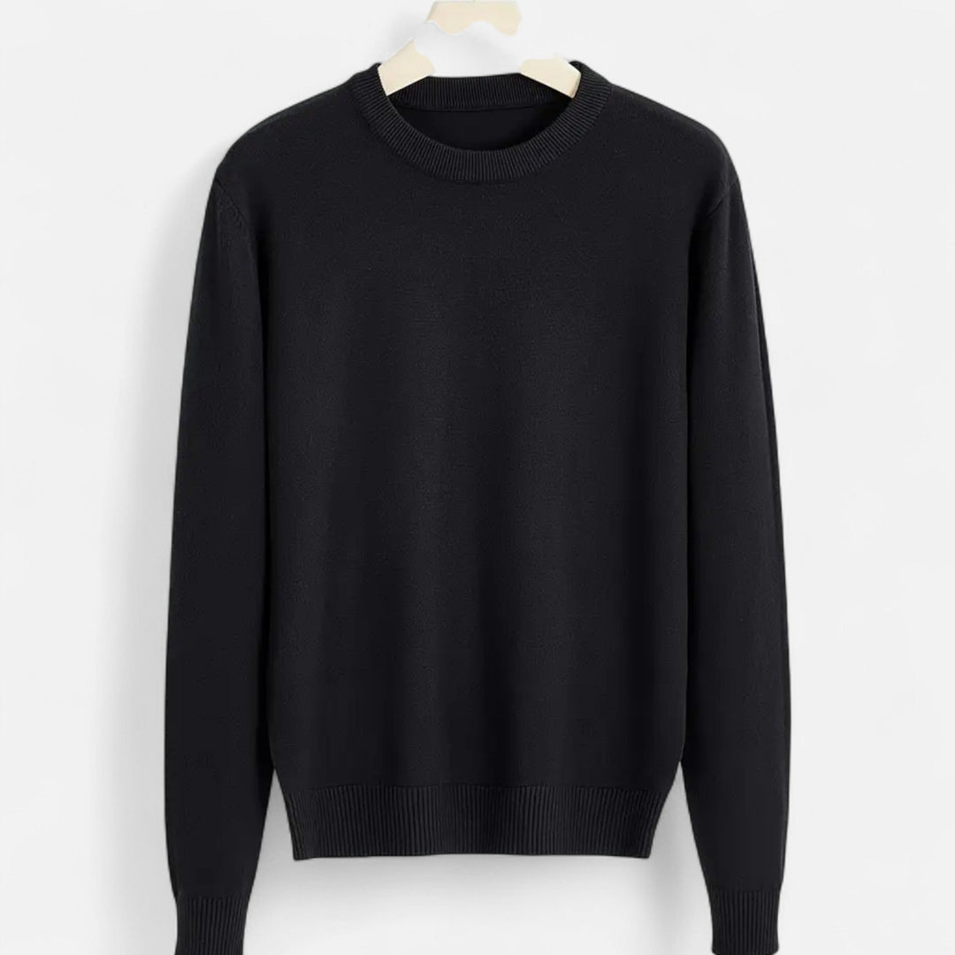 Valmonti | Męski sweter slim fit z dzianiny
