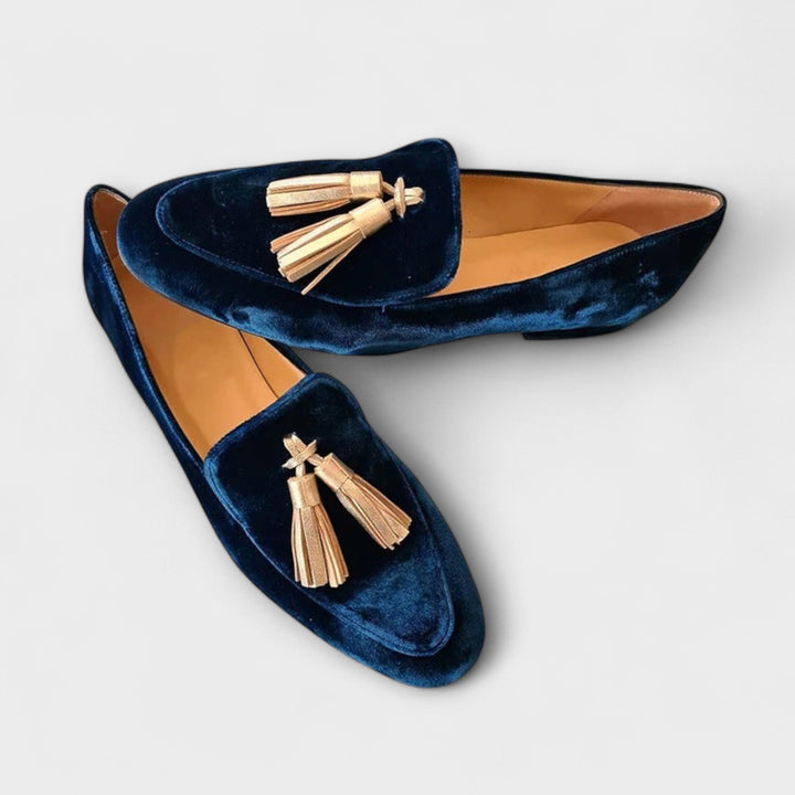 Damskie Mokasyny Slip On Wygodne Płaskie Buty Eleganckie Stylowe Z Frędzlami Smart Casual Codzienne Obuwie