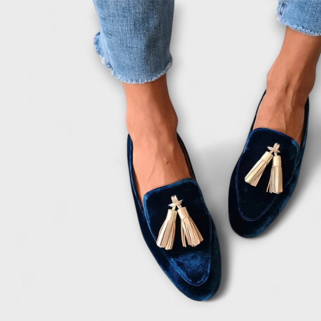 Damskie Mokasyny Slip On Wygodne Płaskie Buty Eleganckie Stylowe Z Frędzlami Smart Casual Codzienne Obuwie