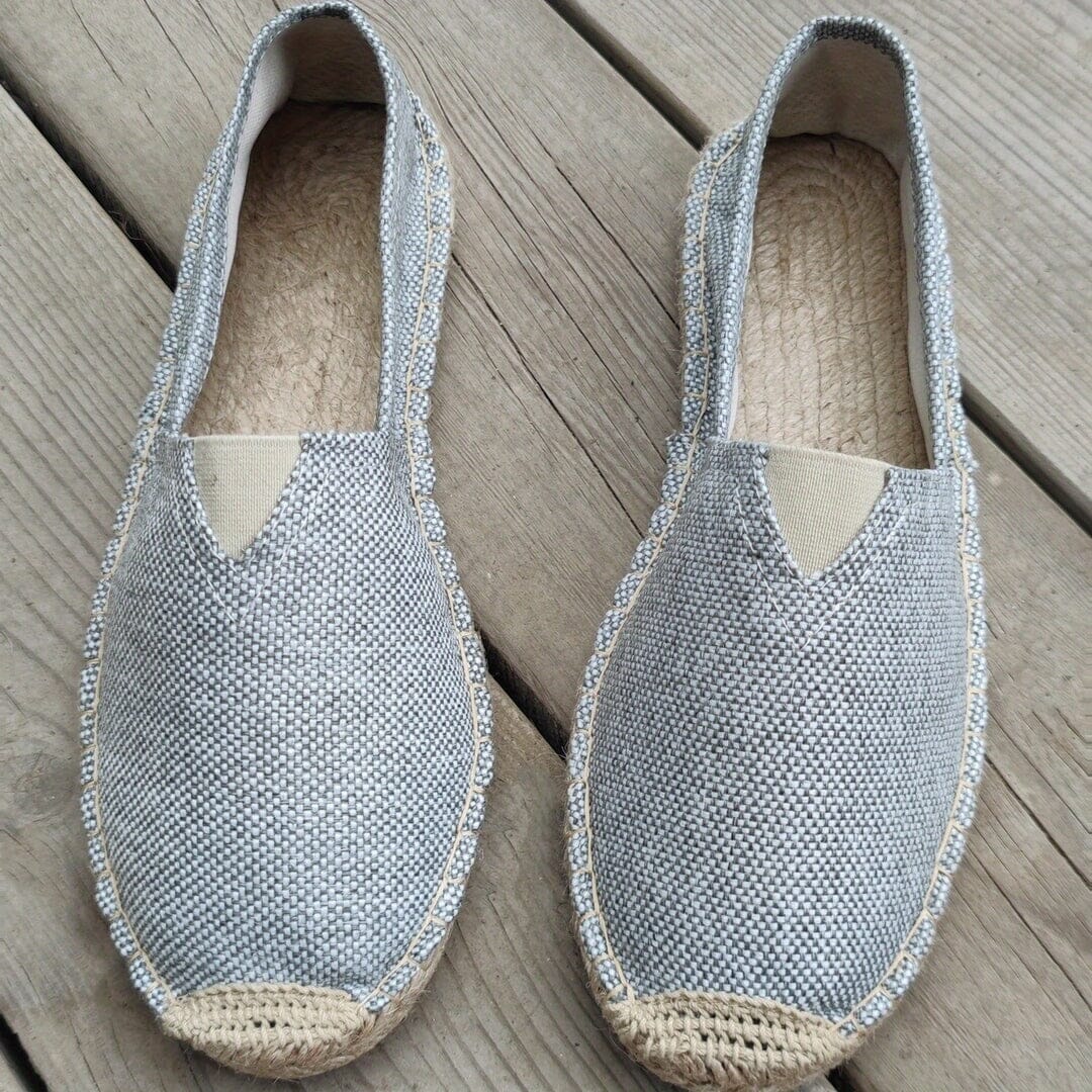 Męskie lekkie espadryle – oddychające buty wsuwane na lato