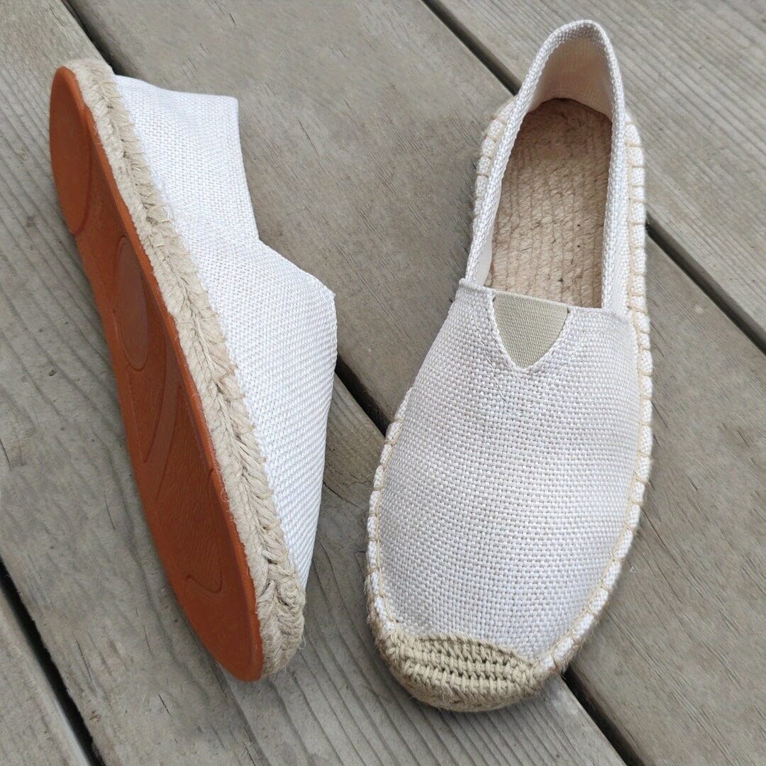 Męskie lekkie espadryle – oddychające buty wsuwane na lato