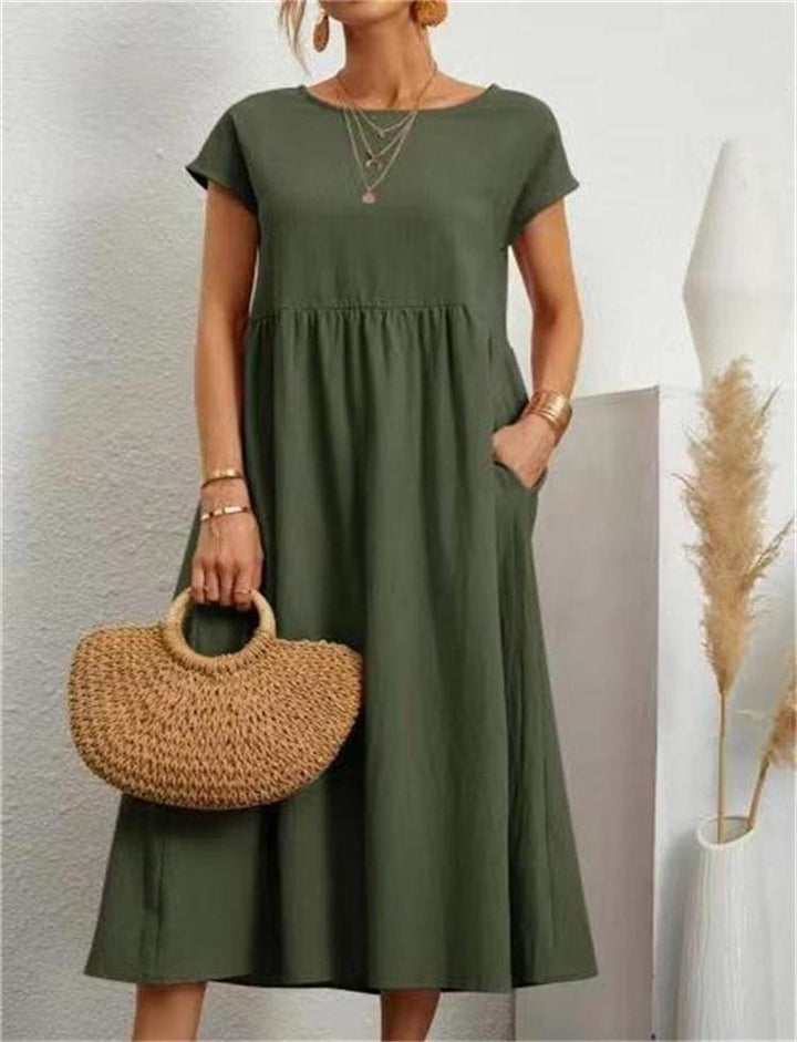 Sukienka Maxi na Lato dla Kobiet – Lekka, Oddychająca, Wygodna, Elegancka, Codzienna, Na Wakacje
