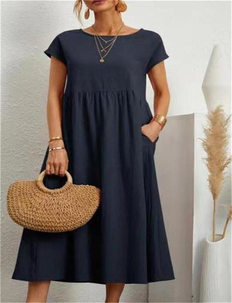 Sukienka Maxi na Lato dla Kobiet – Lekka, Oddychająca, Wygodna, Elegancka, Codzienna, Na Wakacje