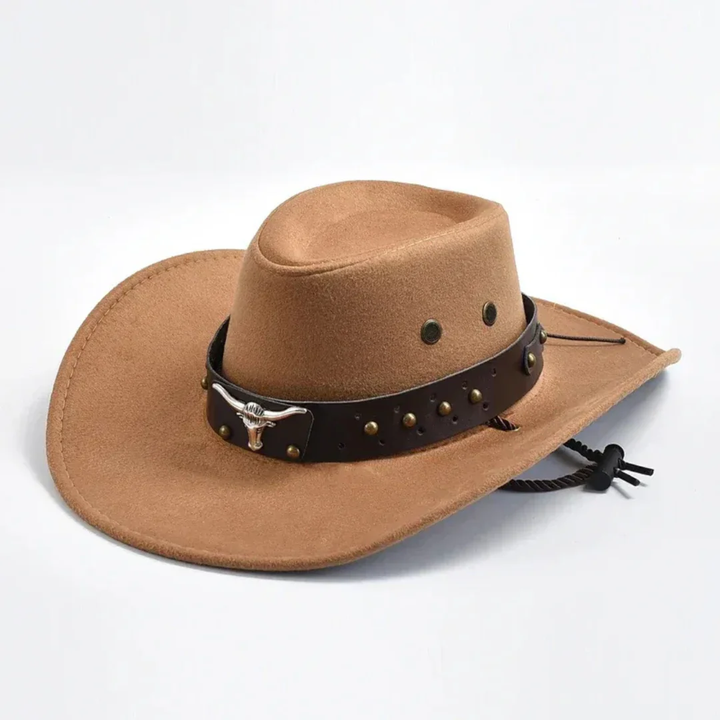 Męski Kapelusz Cowboy – Szeroki Brzeg w Stylu Statement do Użytku na Zewnątrz i na Co Dzień