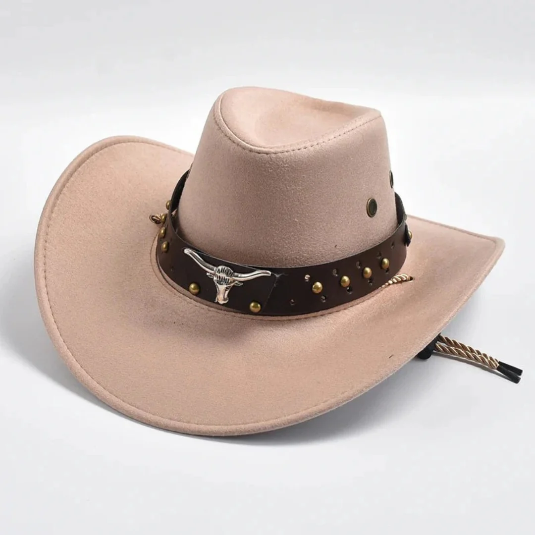 Męski Kapelusz Cowboy – Szeroki Brzeg w Stylu Statement do Użytku na Zewnątrz i na Co Dzień