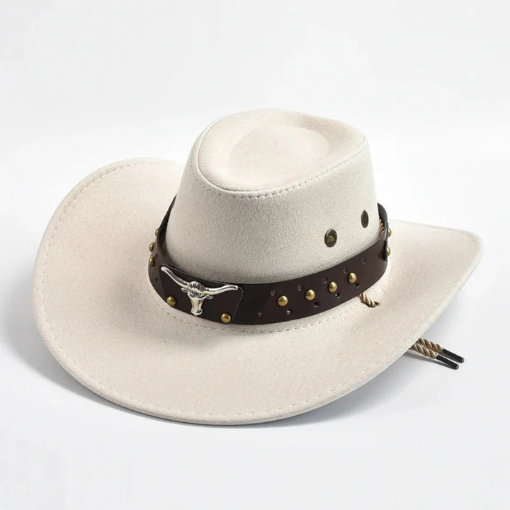 Męski Kapelusz Cowboy – Szeroki Brzeg w Stylu Statement do Użytku na Zewnątrz i na Co Dzień