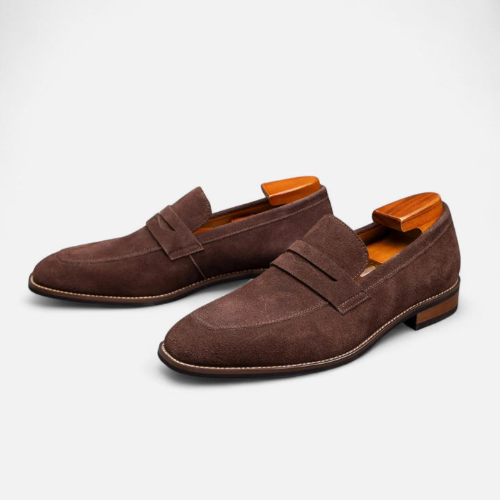 Męskie Zamszowe Mokasyny Classic Smart Slip-On