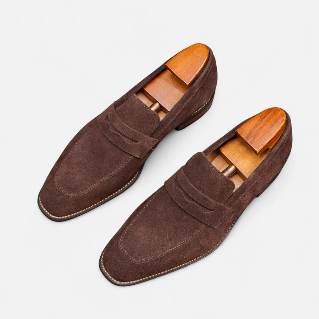 Męskie Zamszowe Mokasyny Classic Smart Slip-On