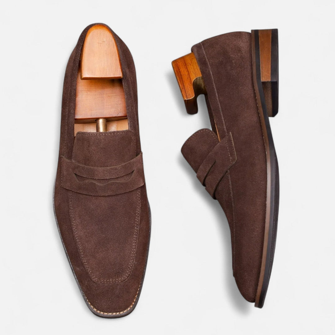 Męskie Zamszowe Mokasyny Classic Smart Slip-On