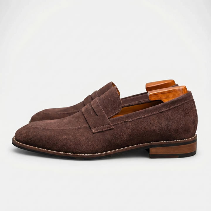 Męskie Zamszowe Mokasyny Classic Smart Slip-On