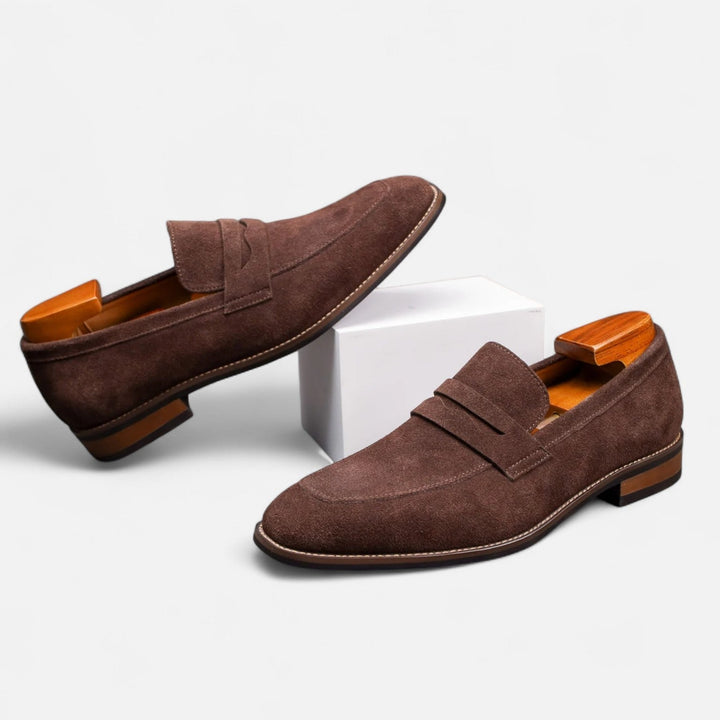 Męskie Zamszowe Mokasyny Classic Smart Slip-On