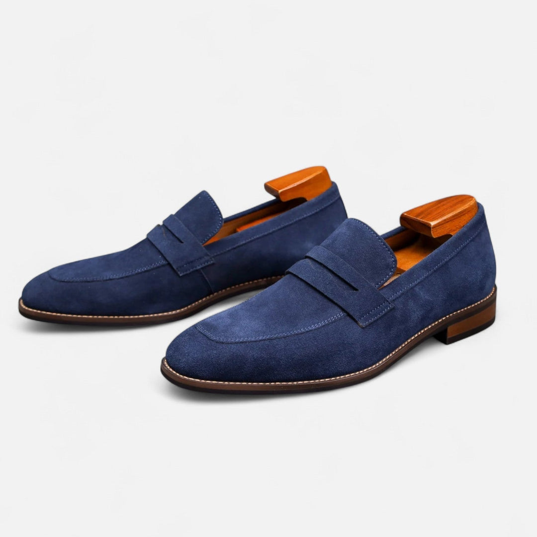 Męskie Zamszowe Mokasyny Classic Smart Slip-On
