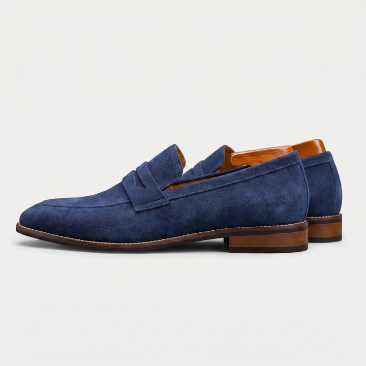 Męskie Zamszowe Mokasyny Classic Smart Slip-On