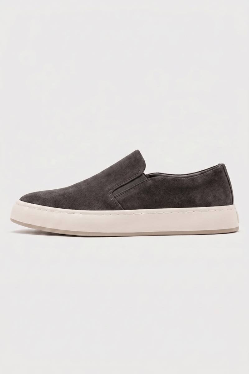 Męskie sneakersy slip-on z grubą podeszwą i minimalistycznym profilem